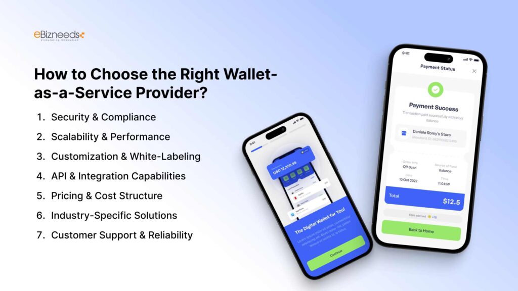 How to Choose the Right Wallet-as-a-Service Provider?
