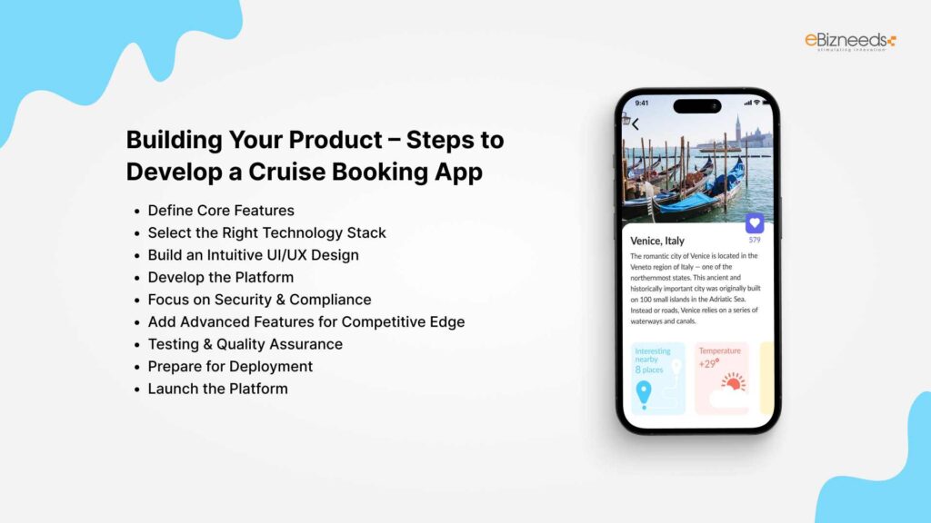 Steps to Develop a Cruise Booking App