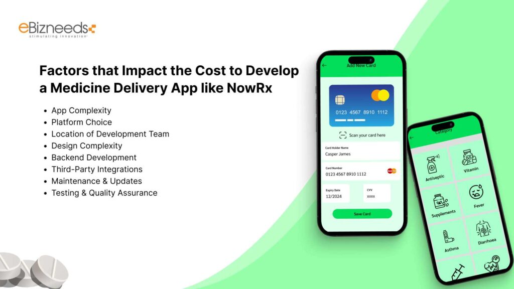 Cost to Develop a Medicine Delivery App like NowRx
