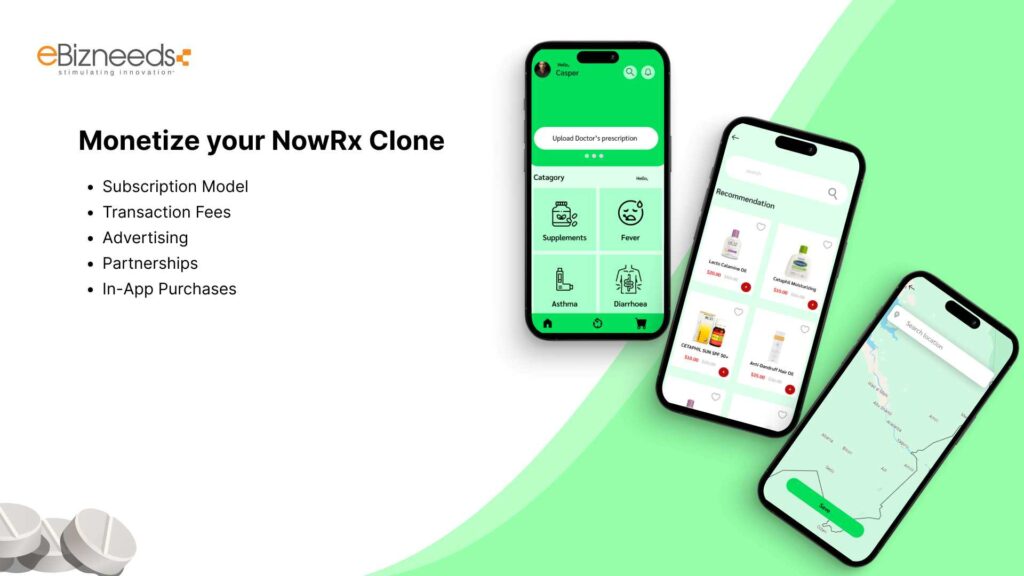 Monetize your NowRx Clone